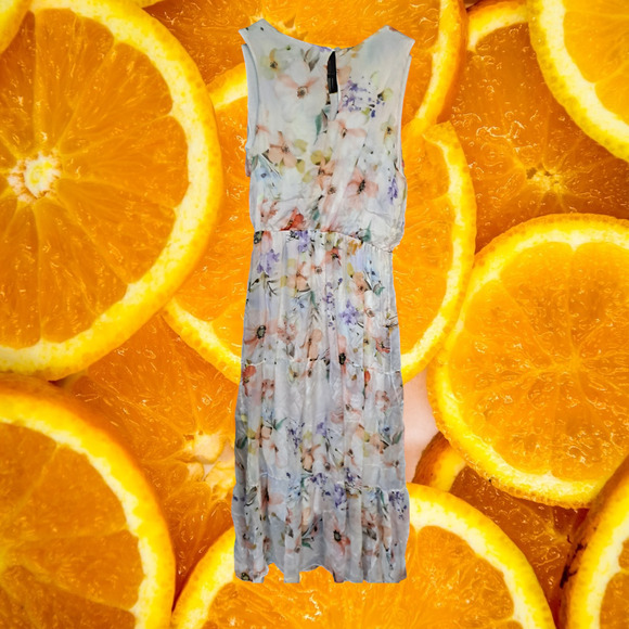 NWT Lara G. By Lara Guidotti Floral Airy Silk Blend Blouson Dress Size‎ XL - Picture 8 of 9